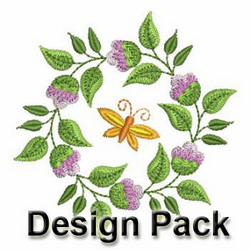 Pink Flowers machine embroidery designs