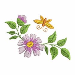 Pink Flowers 04 machine embroidery designs