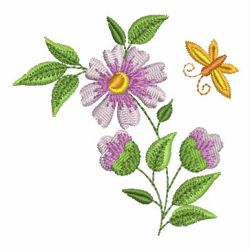 Pink Flowers 08 machine embroidery designs
