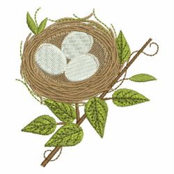 Bird Nest 01 machine embroidery designs