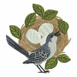 Bird Nest 08 machine embroidery designs
