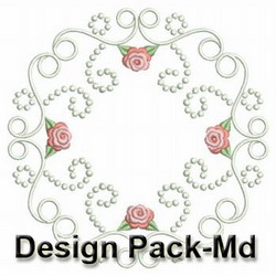 Heirloom Rose Elegance machine embroidery designs