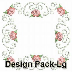 Heirloom Rose Elegance machine embroidery designs