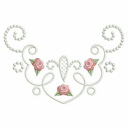 Heirloom Rose Elegance 03 machine embroidery designs