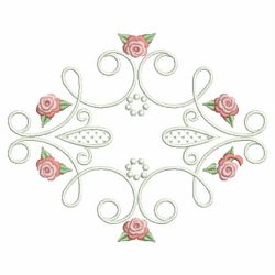 Heirloom Rose Elegance 04 machine embroidery designs