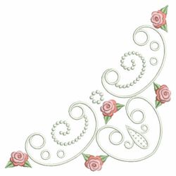 Heirloom Rose Elegance 05 machine embroidery designs