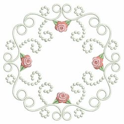 Heirloom Rose Elegance 06 machine embroidery designs