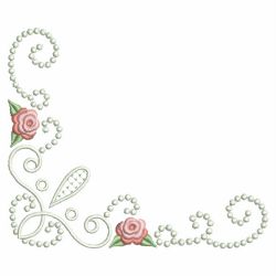 Heirloom Rose Elegance 08 machine embroidery designs