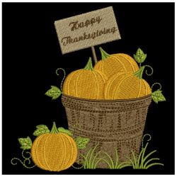 Thanksgiving Pumpkin 05 machine embroidery designs