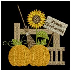 Thanksgiving Pumpkin 06 machine embroidery designs