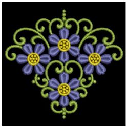 Heirloom Blue Flower Deco 05