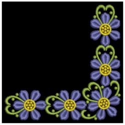 Heirloom Blue Flower Deco 10 machine embroidery designs