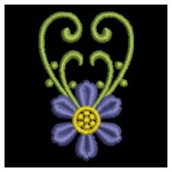 Heirloom Blue Flower Deco 11