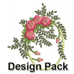 Heirloom Rose Candlewicking machine embroidery designs