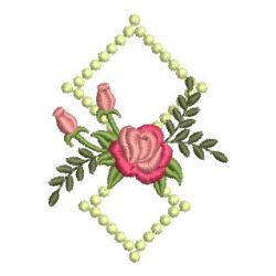Heirloom Rose Candlewicking 01 machine embroidery designs