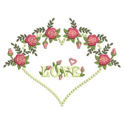 Heirloom Rose Candlewicking 03 machine embroidery designs