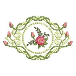 Heirloom Rose Candlewicking 04 machine embroidery designs