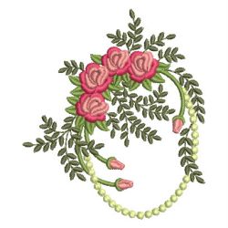 Heirloom Rose Candlewicking 07 machine embroidery designs