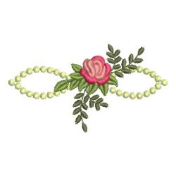 Heirloom Rose Candlewicking 09 machine embroidery designs