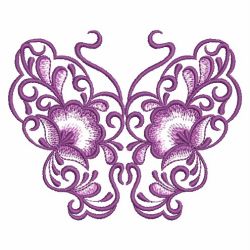 Butterfly Elegance 01 machine embroidery designs
