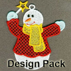 FSL Christmas Snowmen machine embroidery designs