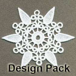 FSL Elegant Snowflakes machine embroidery designs