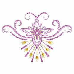 Heirloom Abstract Flower 01 machine embroidery designs
