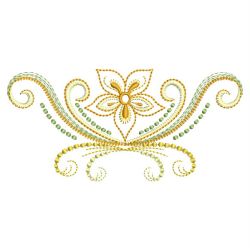 Heirloom Abstract Flower 04 machine embroidery designs