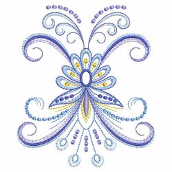 Heirloom Abstract Flower 06 machine embroidery designs