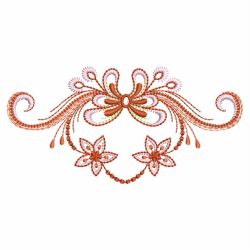 Heirloom Abstract Flower 07 machine embroidery designs