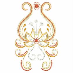 Heirloom Abstract Flower 08 machine embroidery designs