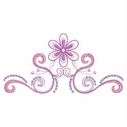 Heirloom Abstract Flower 09 machine embroidery designs