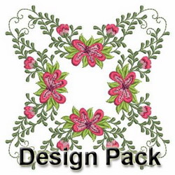 Heirloom Flower Elegance machine embroidery designs