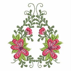 Heirloom Flower Elegance 04 machine embroidery designs