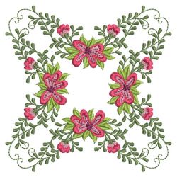 Heirloom Flower Elegance 07 machine embroidery designs