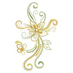 Colorful Abstract Flower 02 machine embroidery designs