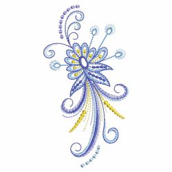 Colorful Abstract Flower 05 machine embroidery designs