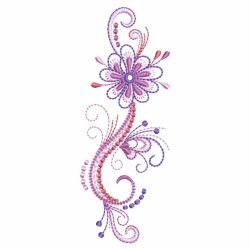 Colorful Abstract Flower 09 machine embroidery designs