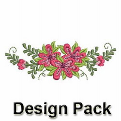 Heirloom Cute Flowers machine embroidery designs