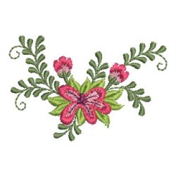 Heirloom Cute Flowers 02 machine embroidery designs