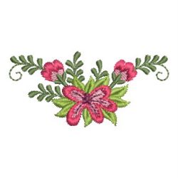 Heirloom Cute Flowers 07 machine embroidery designs