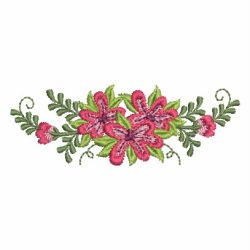 Heirloom Cute Flowers 08 machine embroidery designs