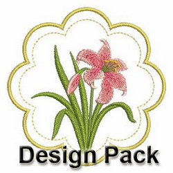 Framed Flower Deco machine embroidery designs