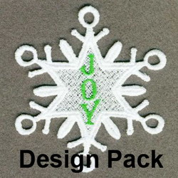 FSL Snowflake Tags machine embroidery designs