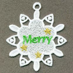 FSL Snowflake Tags 10 machine embroidery designs