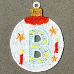 FSL Colorful Alphabet Ornaments 02 machine embroidery designs