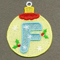 FSL Colorful Alphabet Ornaments 06 machine embroidery designs