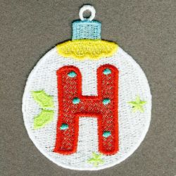 FSL Colorful Alphabet Ornaments 08 machine embroidery designs