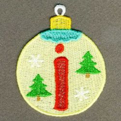 FSL Colorful Alphabet Ornaments 09 machine embroidery designs