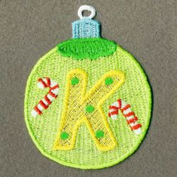 FSL Colorful Alphabet Ornaments 11 machine embroidery designs